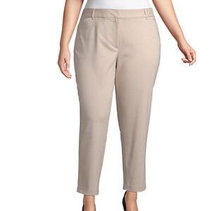 NWT Liz Claiborne Career Pants Size 16 Taupe